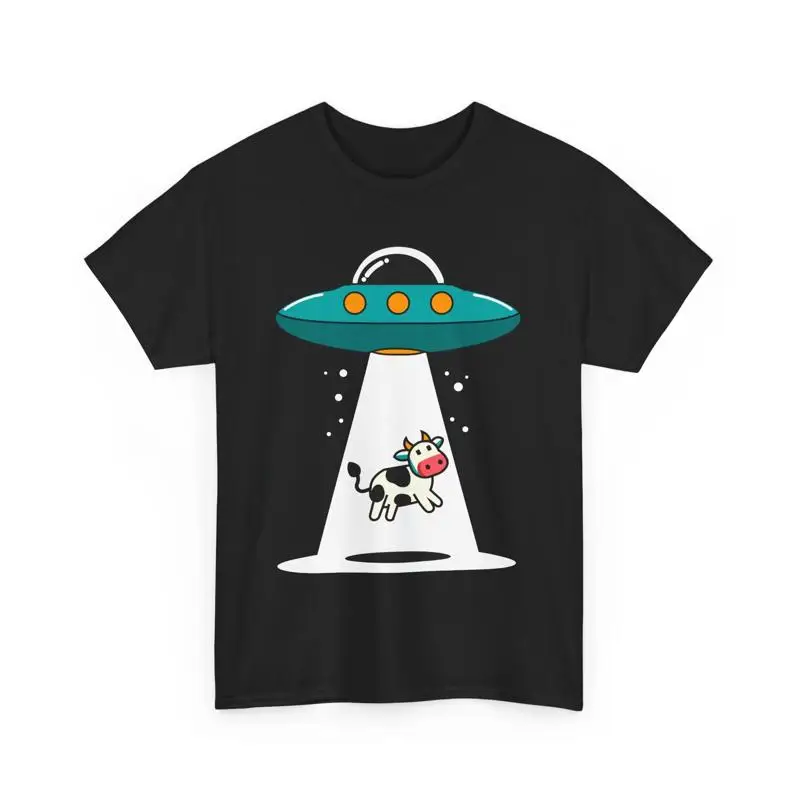 

UFO Lover Tee | Alien Themed T-Shirt | Cool Sci-Fi Fashion | Cow Abduction Shirt