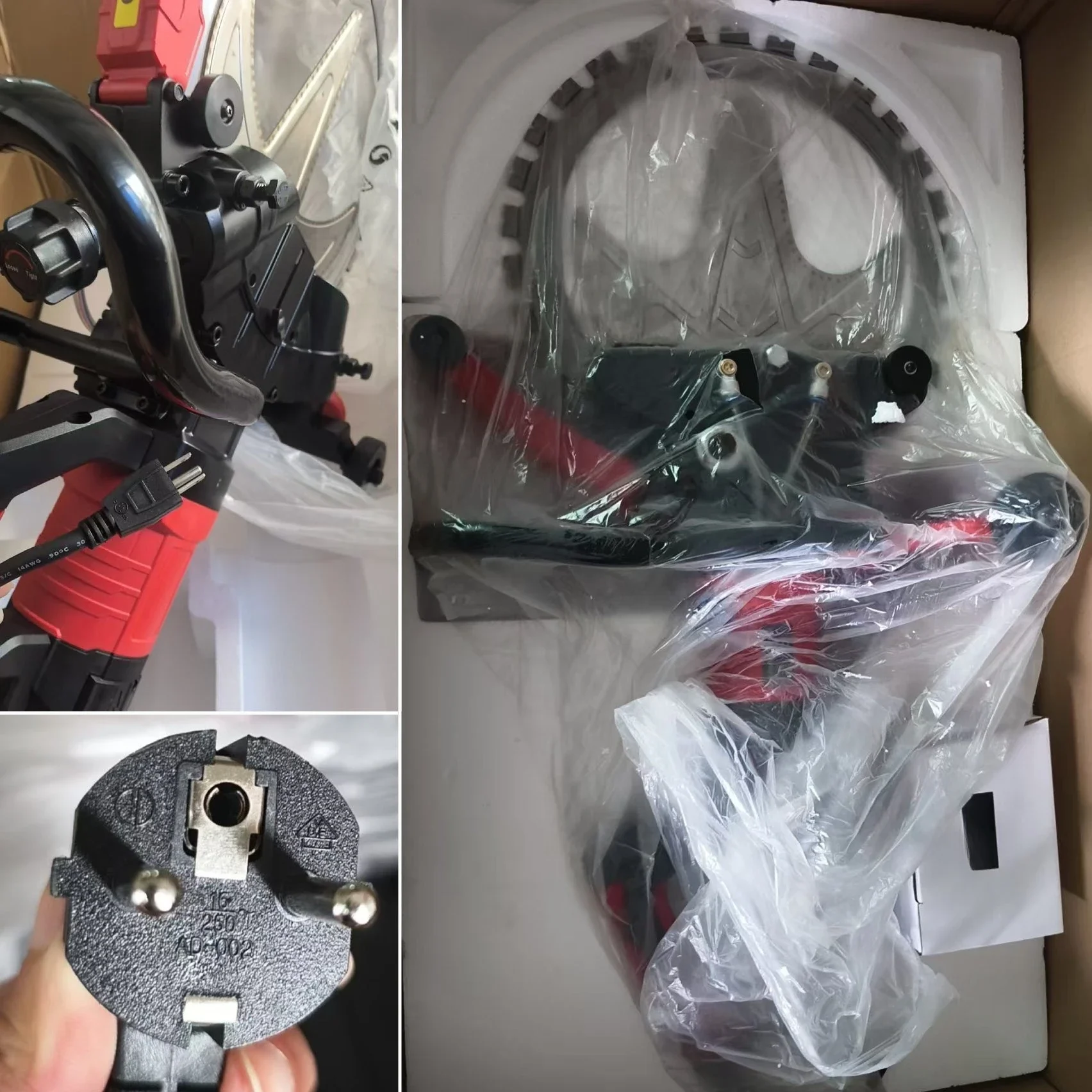 400Mm Foreign Trade Concrete Brushless Lightweight Ring Saw Cement Red Brick Cutting Machine Handheld Ring Saw