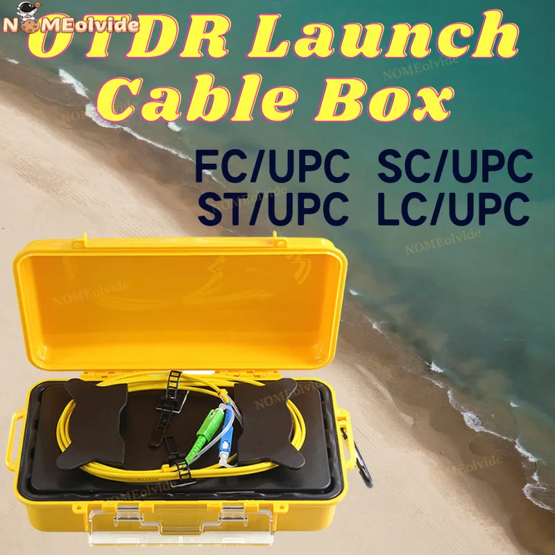 

High Quality OTDR Launch Cable Box SM 1 KM FC/UPC, SC/UPC, ST/UPC, LC/UPC OTDR Fiber Rings OTDR Patch Cord Single Mode