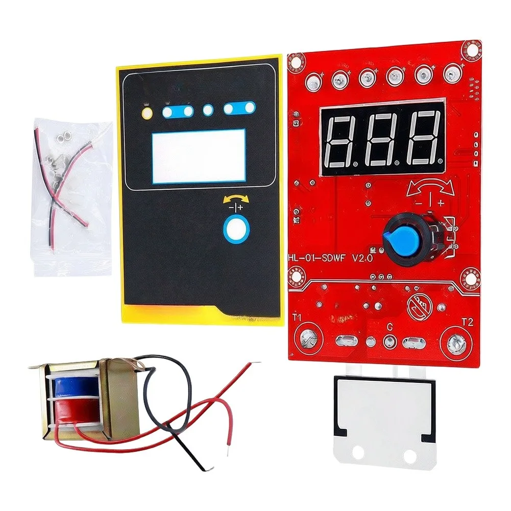 Adjustable Weld Timer Welding Control Board Data Memory Function Foot Pedal Anti-shake For Precise Welding Operations