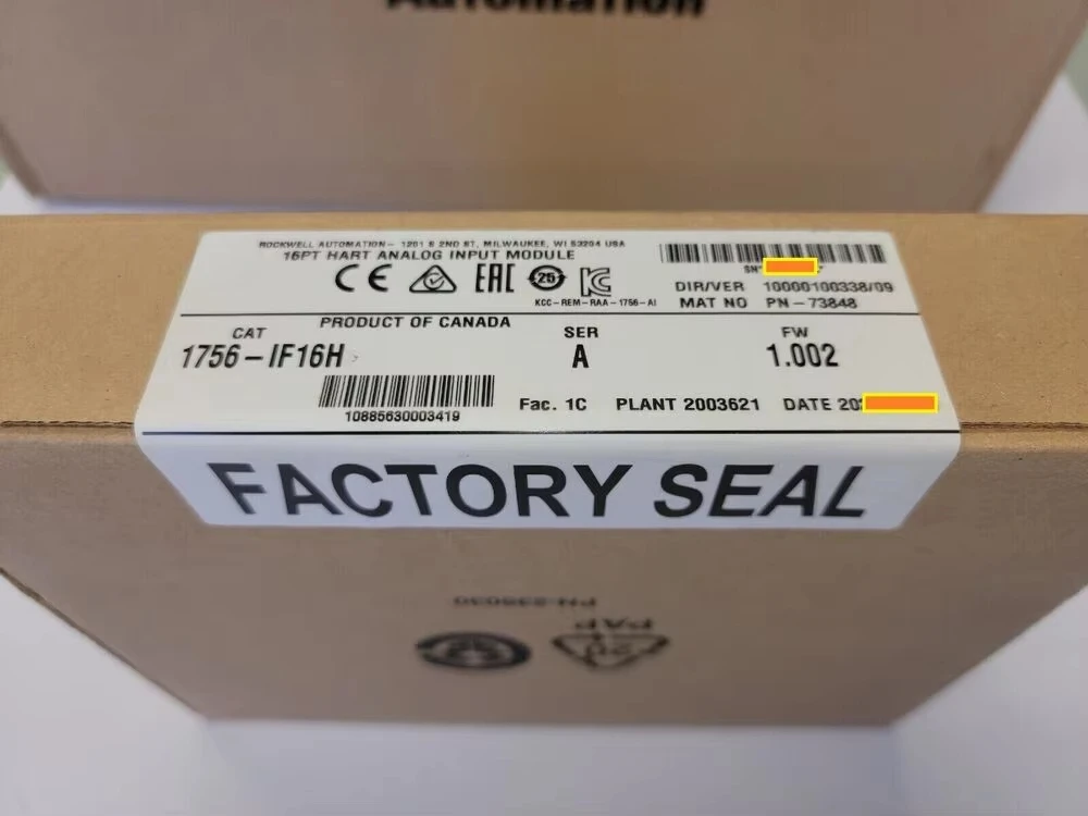 New Sealed 1756-IF16H /A  Analog Input 16-Point HART