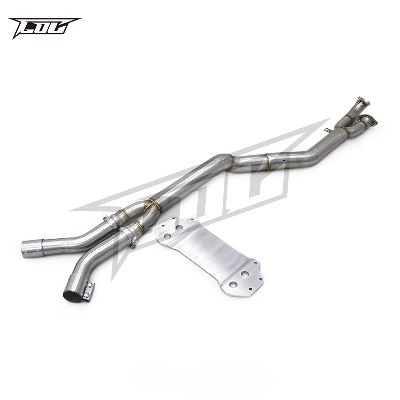 OEM Single Mid Pipe 76mm 89mm For BMW M2 G87 3.0T 2023 Stainless Steel Midpipe Middle pipe Car Exhaust Pipes System