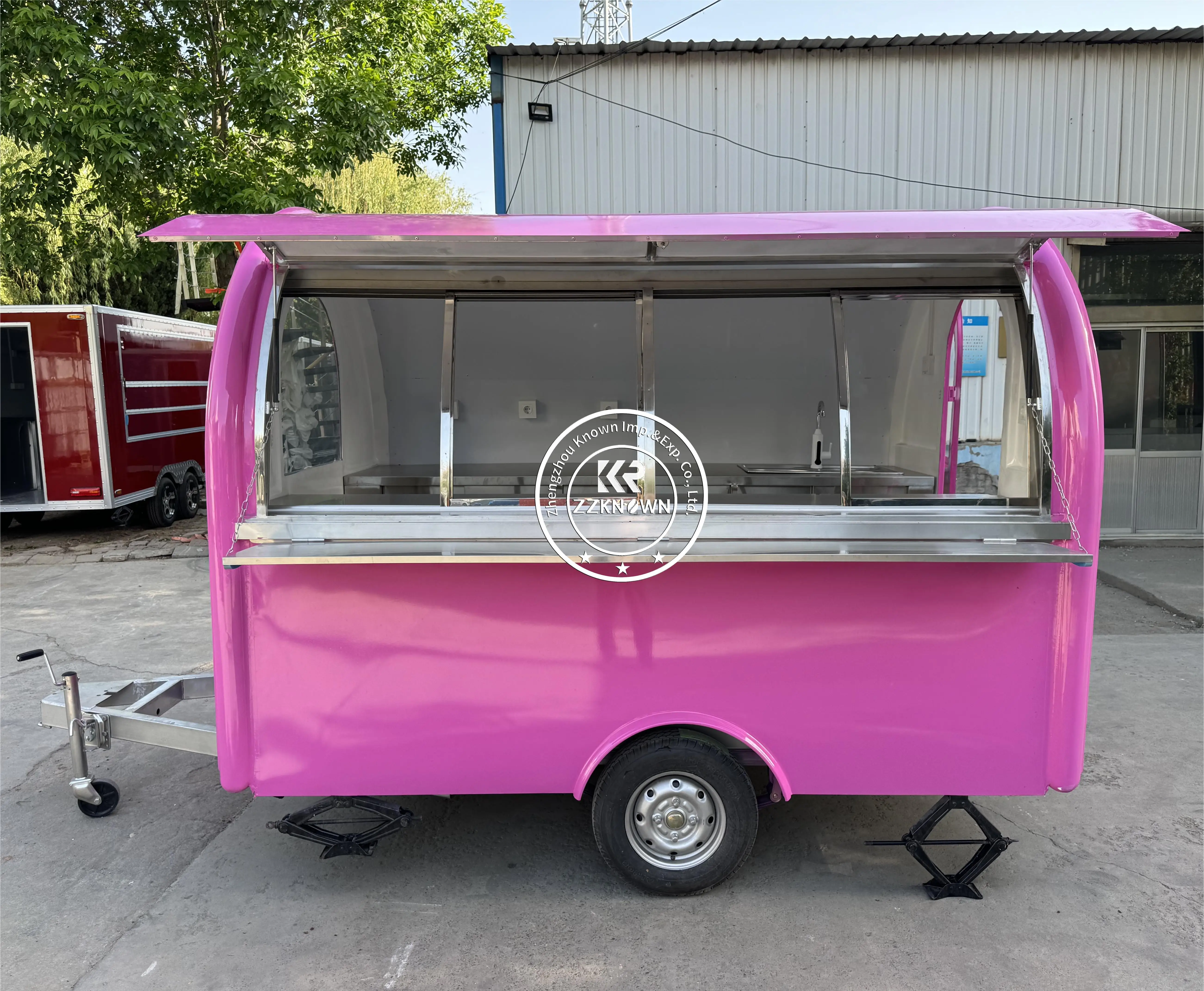 

Mobile Kitchen Ice Cream Hot Dog Small Food Truck CE and DOT Certificate Approved Mobile Food Trailer With Full Kitchen