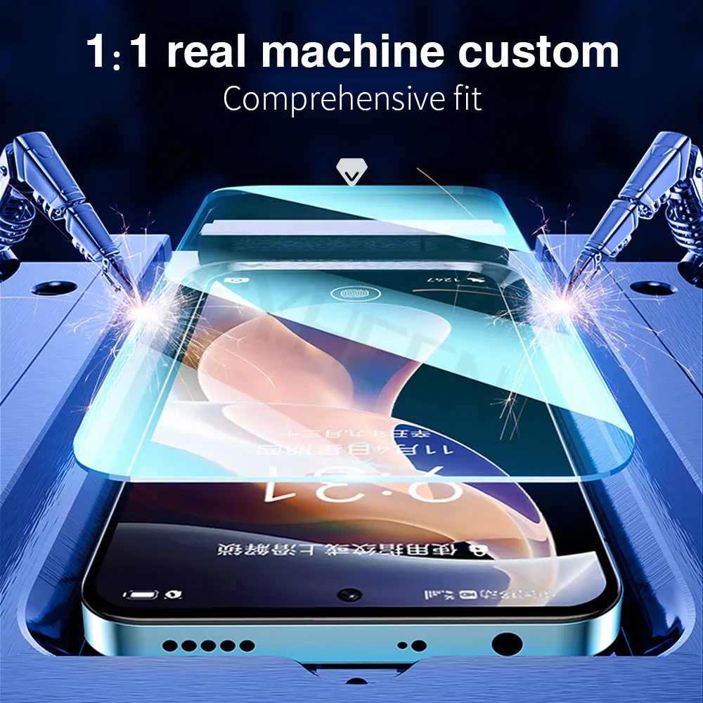 5-1Pcs Tempered Glass Phone Screen Protector for Redmi Note 10 Pro Max 10S 11 11T SE Pro Plus 11S 11E Protective Film Smartphone