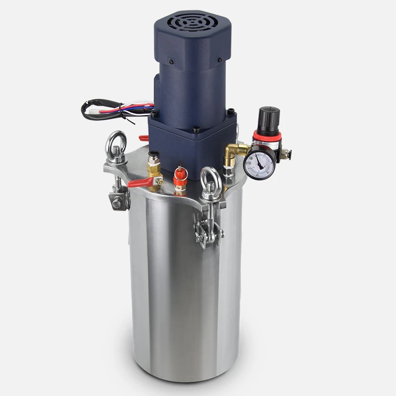 

Electric mixing pressure barrel Stainless steel barrel dispenser Pressure dispensing storage barrel 1 liter -100L Support