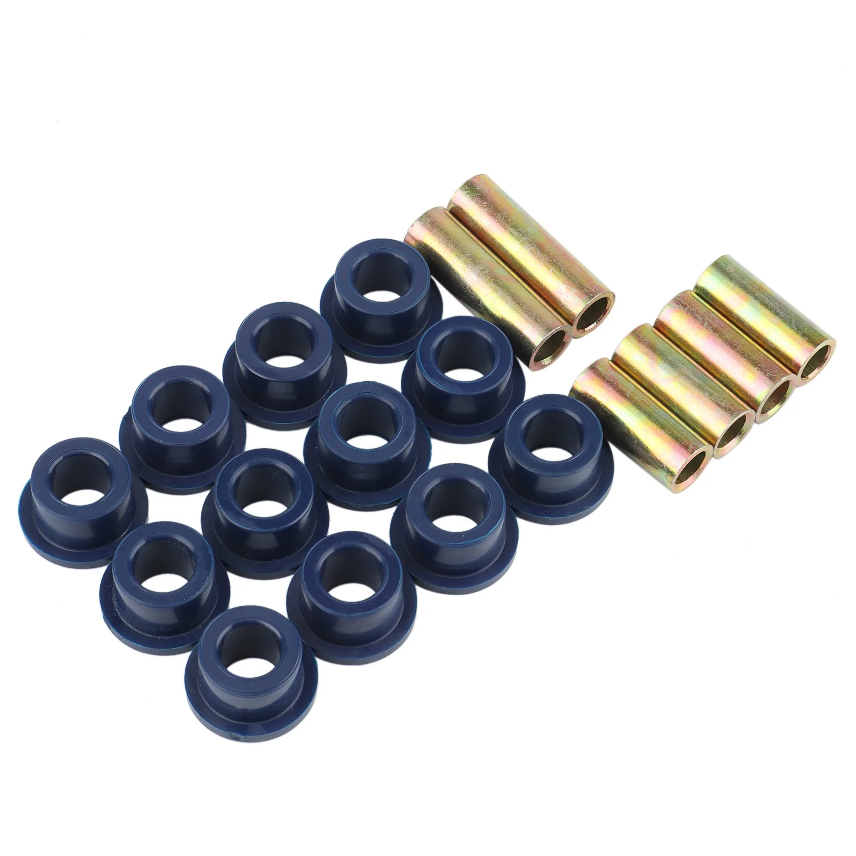 Front Lower Spring+Front Upper A Arm Suspension for Club Car Bushing Kits,Replace Bushings 1016346,1016349,1016350,Blue