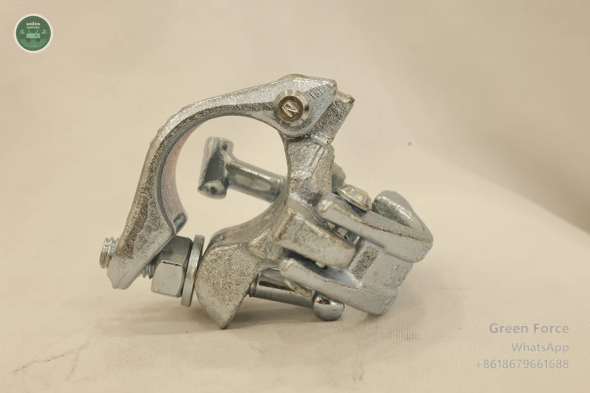 Scaffold System Forged Double Coupler | Rotating Clamp Kit | Universal Tube Connection Hardware | EN74 Compliant