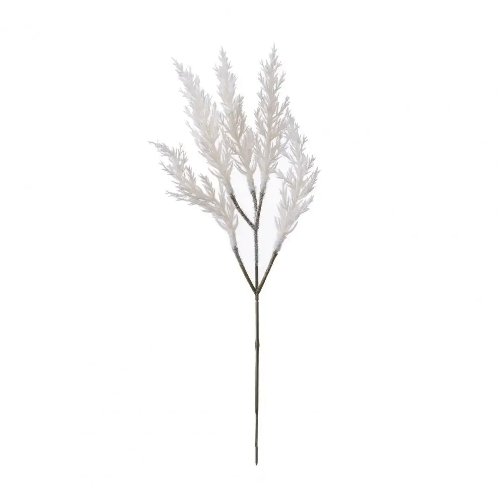 

6 Pcs Fluffy Artificial Flower Spikes Fake Plants Stems for Crafts Wreaths Winter Home Kitchen Table Decor Floral Arrangement