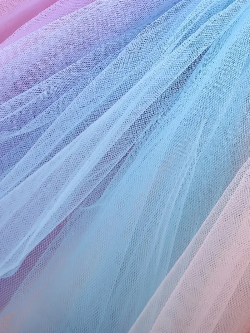 Girls Rainbow Skirt Layered Gradient Soft Tulle Tutu Skirts For Birthday Dance Performance Festive Costume