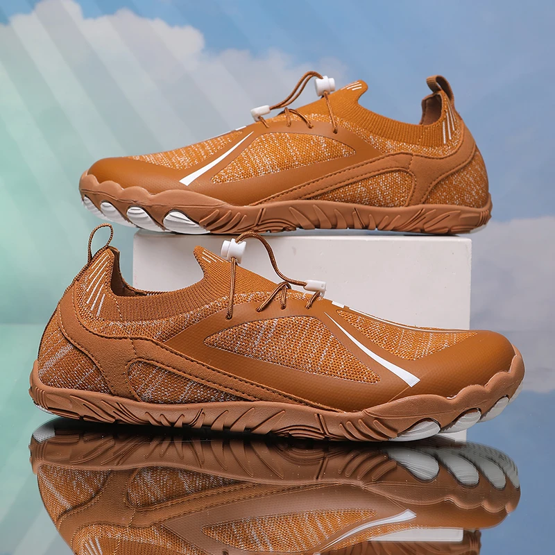 

New Unisex Wider Shoes Breathable Mesh Men Barefoot Wide-toed Shoes Brand Flats Soft Zero Drop Sole Wider Toe Sneakes Large Size