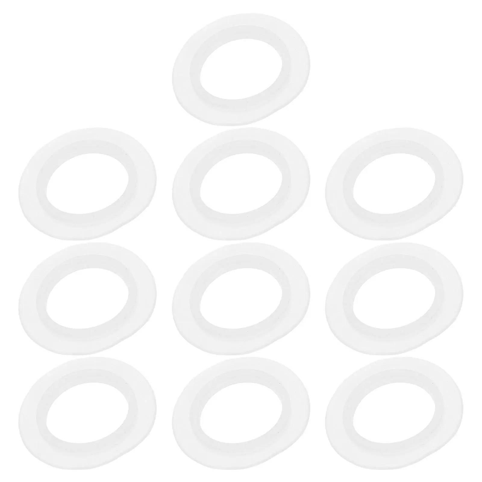 

10Pcs Universal Bathtub Drain Gasket Seal Ring Silicone Washer for Sink Basin Mounting Waterproof Plumbing Repair Kit
