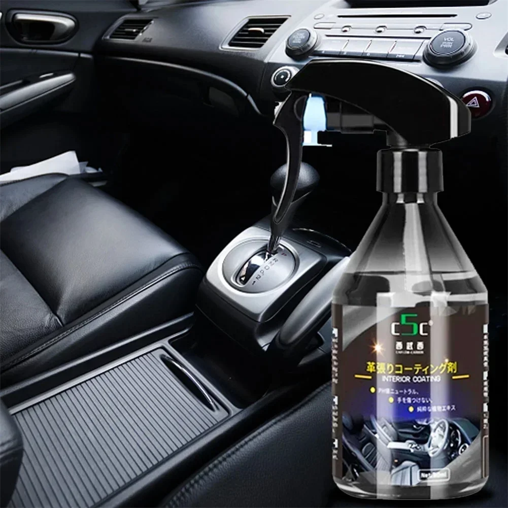 260ml Car Plastic Restore Agent Leather Repair Kit Auto Interior Parts Coating Agent Instrument Panel Leather Refurbishing Agent