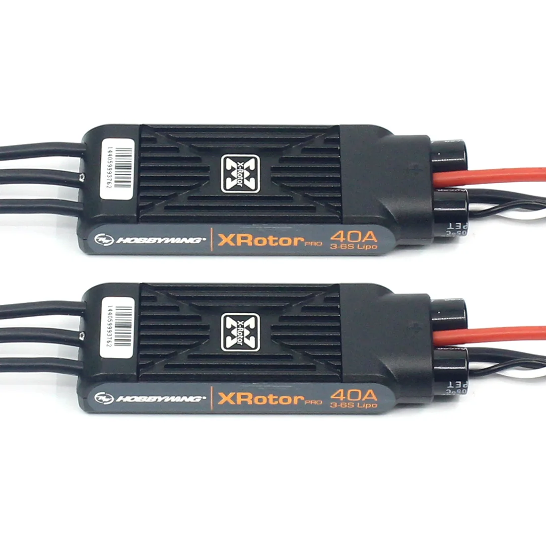 2Pcs Hobbywing XRotor Pro 40A ESC No BEC 3S-6S Lipo Brushless ESC DEO for RC Drone Multi-Axle Copter F19256/7