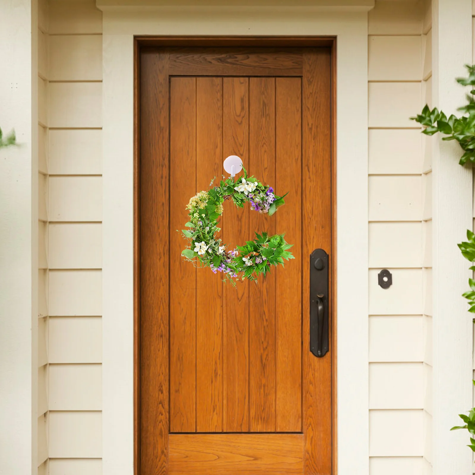 

2Pcs Hand Woven Rattan Wreath Ring DIY Frame for Holiday Wall Hanging Christmas Decoration Floral Arrangement Craft Material