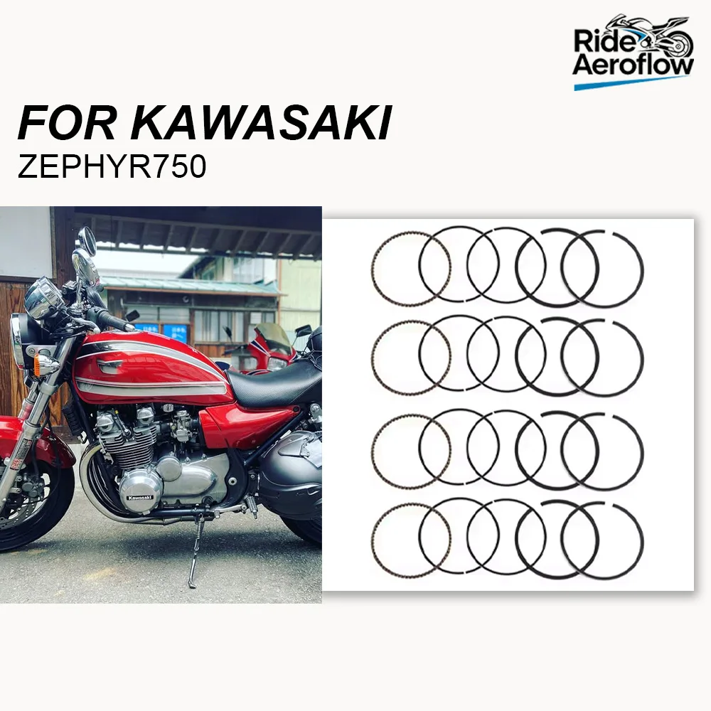 

Motorcycle Engine parts Bore piston rings STD For Kawasaki 750 Zephyr750 1990 1991 1992 1993 1994 1995 1996