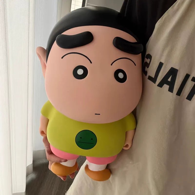 

38cm Crayon Shin-Chan Anime Figure 1 :1 Cute Doll Living Room Tv Cabinet Accessories Figure Ornaments Cartoon Trendy Doll Gifts