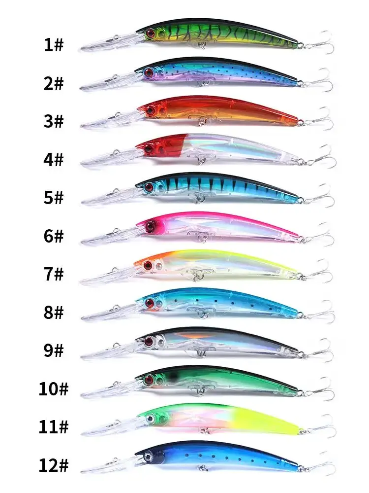 17cm 23.5g Minnow Fishing Lure Jerkbaits Laser Artificial Bait Fishing Wobblers Bait Crankbaits Peche Trout Bass Fishing Tackle — zdjęcie 2