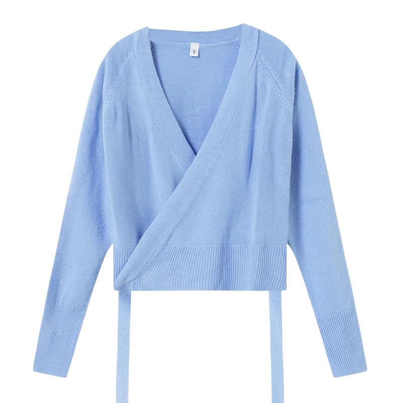 أطفال بنات الجمباز يوتار Bailarina Dancewear زي بأكمام طويلة شال سترة سترة الرقص الباليه ملابس الأطفال