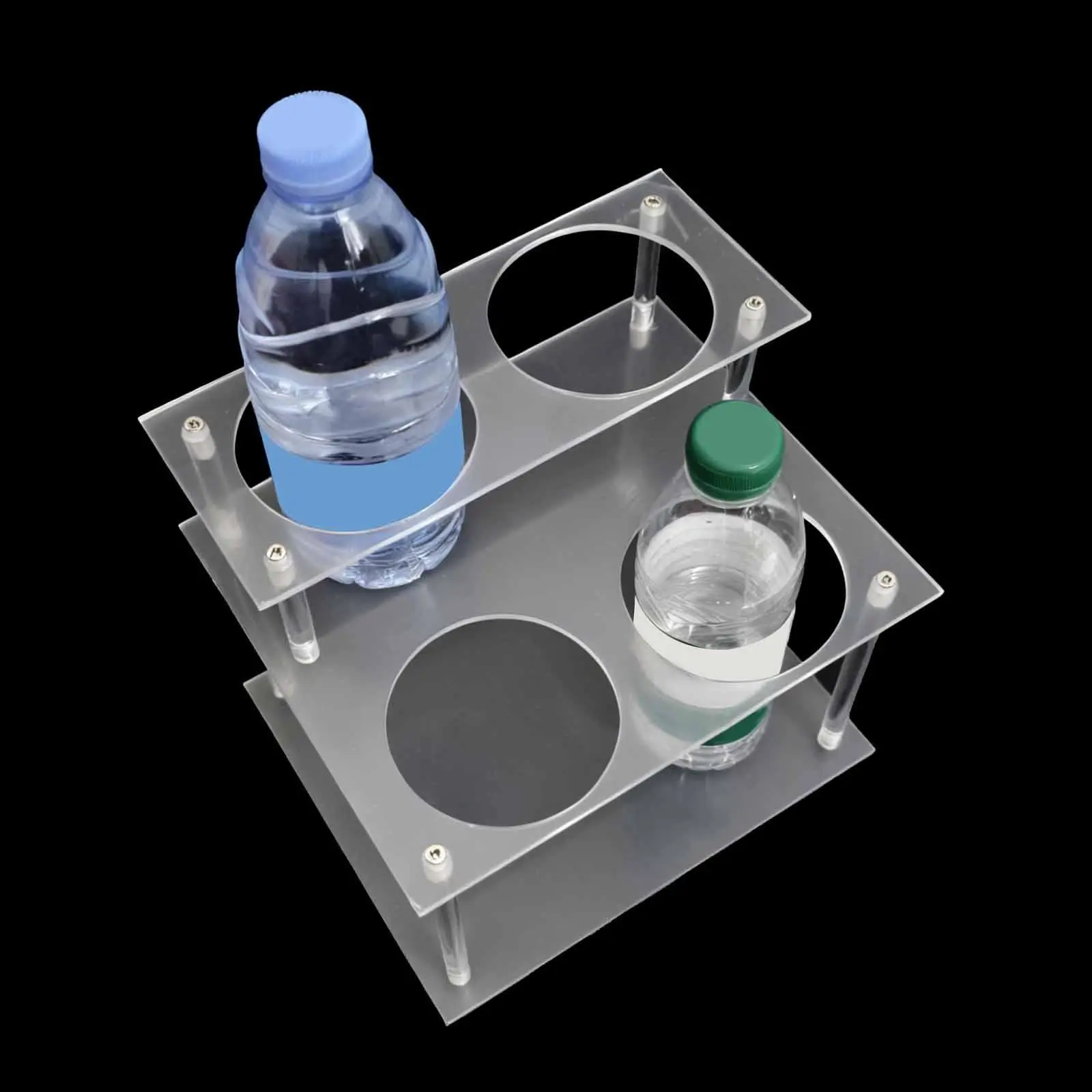 

Coffee Syrup Organizer Rack Acrylic Clear Organization Syrup Bottle Holder Liquor Bottle Display Stand Storage for Dressing