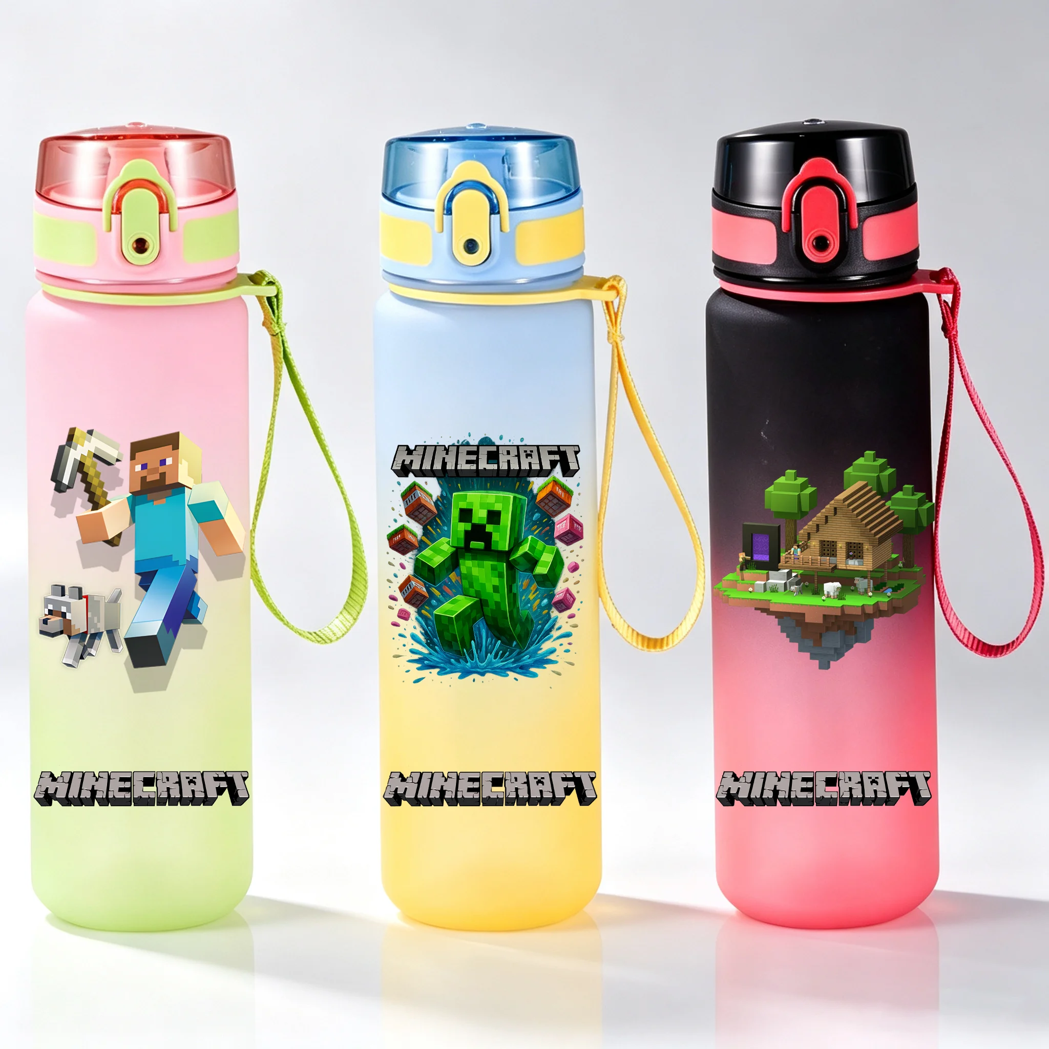Gaming Console Minecraft - 650ml Minecraft Water Bottle for Push