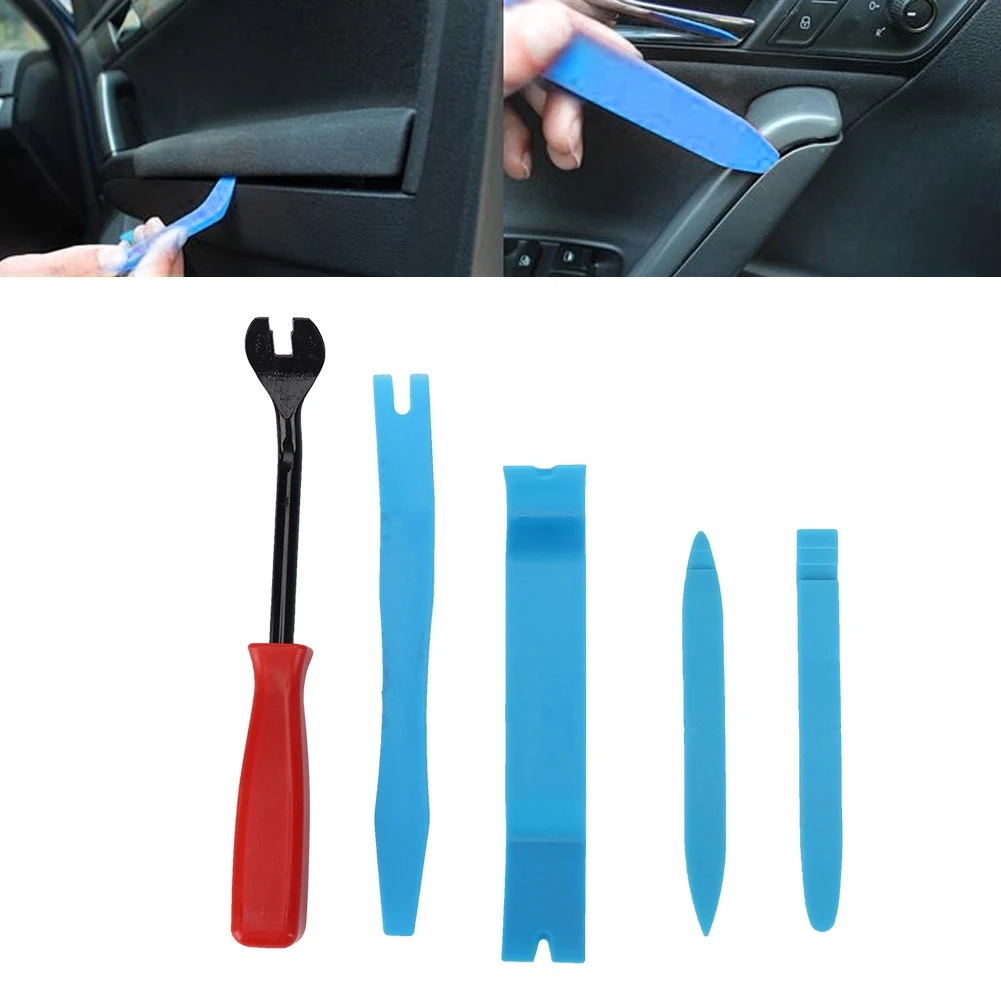 5 in 1 Car Raido Door Body Clip Panel Trim Dash Audio Removal Installer Tool Kit