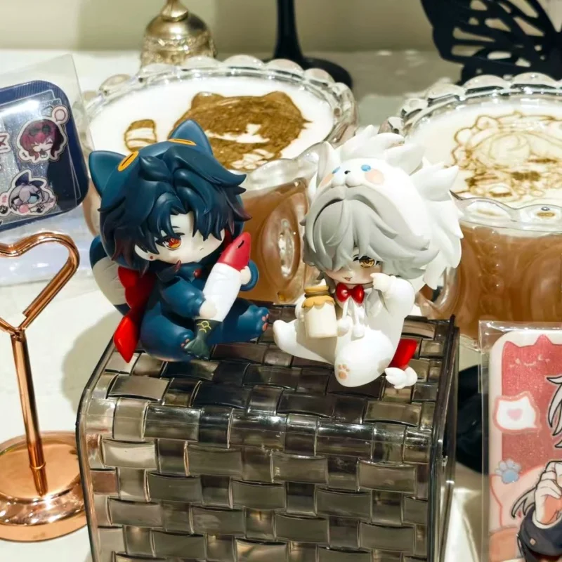 New Mihayo Honkai Star Rail Boys' Dormitory Series Blind Box Anime Figure Kawaii Q Version Mystery Box Ornament Toys Gifts