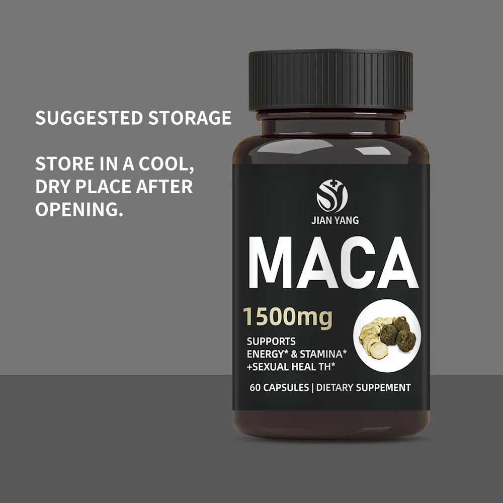 60 Pills Maka Capsule Supplements Physical Strength Strengthens Essence Strengthens Yang Helps Sleep Health Food