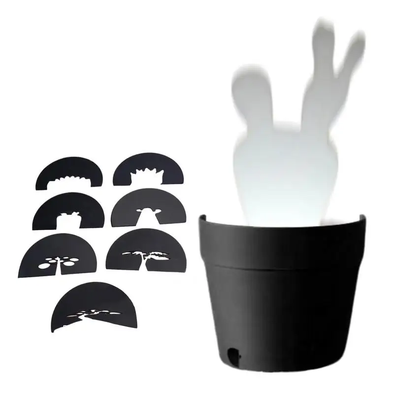 

Pop-Up Plant Light Indoor Plant Pot Light Projector Nightlights Lamp Projector Black Hole Projection Lamp With 7 Plant