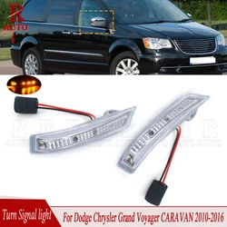 R-AUTO For Dodge Chrysler Grand Voyager CARAVAN 2010-2016 Rearview Mirror Turn Signal Light Side Singal 68052079AC 68052078AC