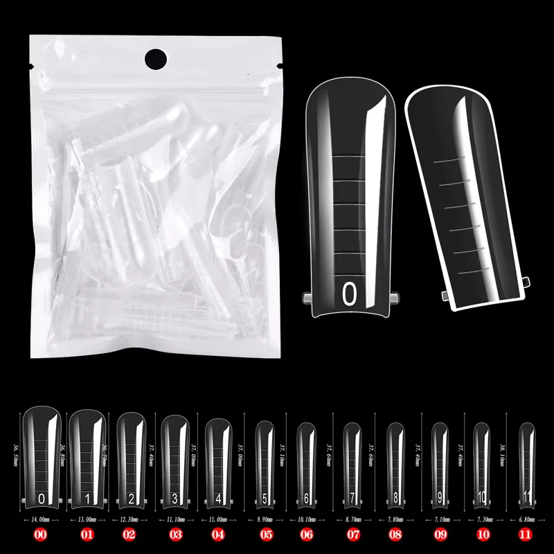 60 قطعة/الحقيبة تمديد أشكال الأظافر ل UV هلام البولندية بناء سريع قالب الاكريليك أظافر صناعية الفن نصائح نظام مزدوج مانيكير الإكسسوارات