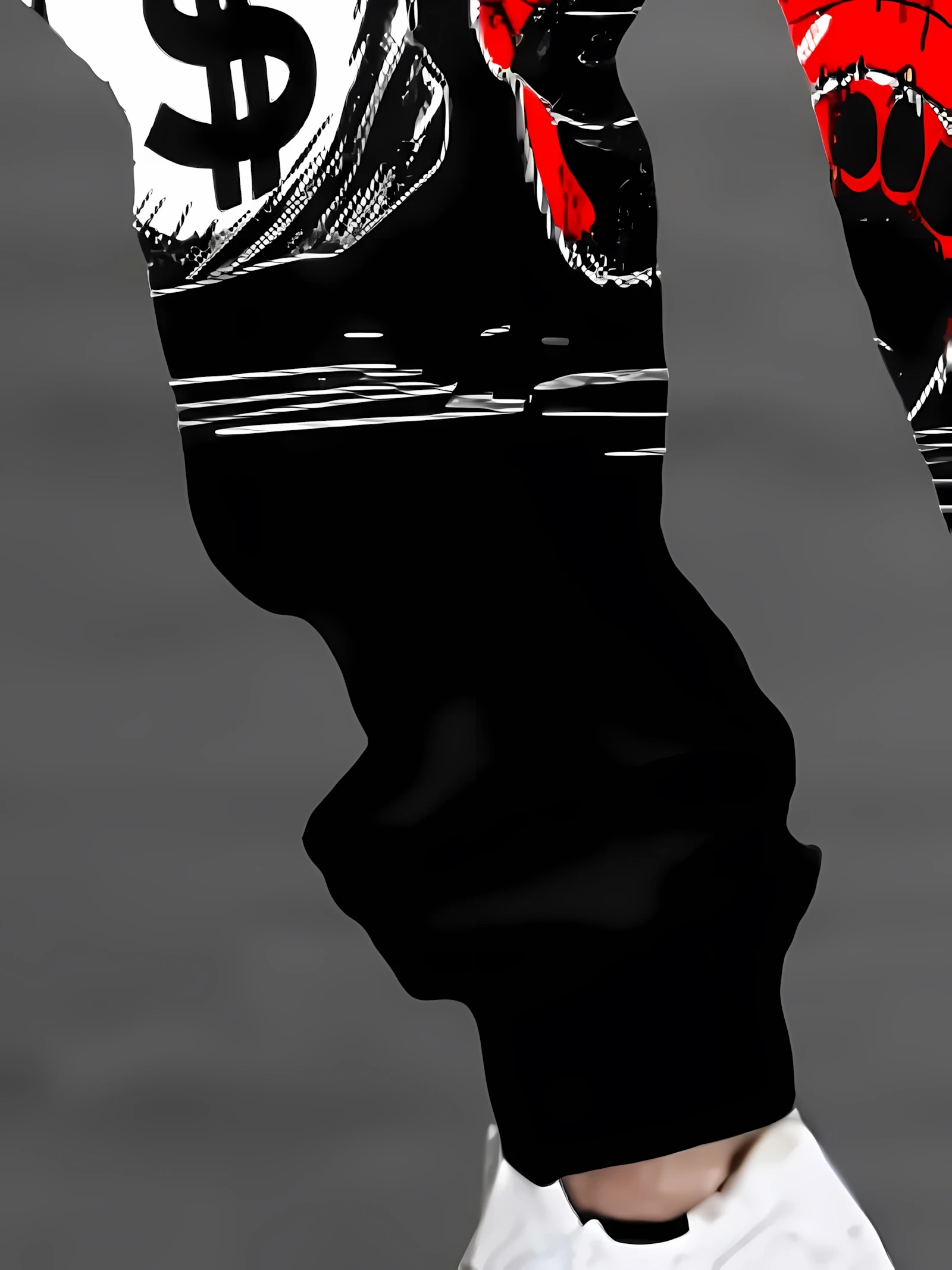 Les nouveaux pantalons pour hommes pour le printemps et l'automne 2025 sont décontractés, à la mode, doux et confortables avec des imprimés d'ours de dessin animé 3D