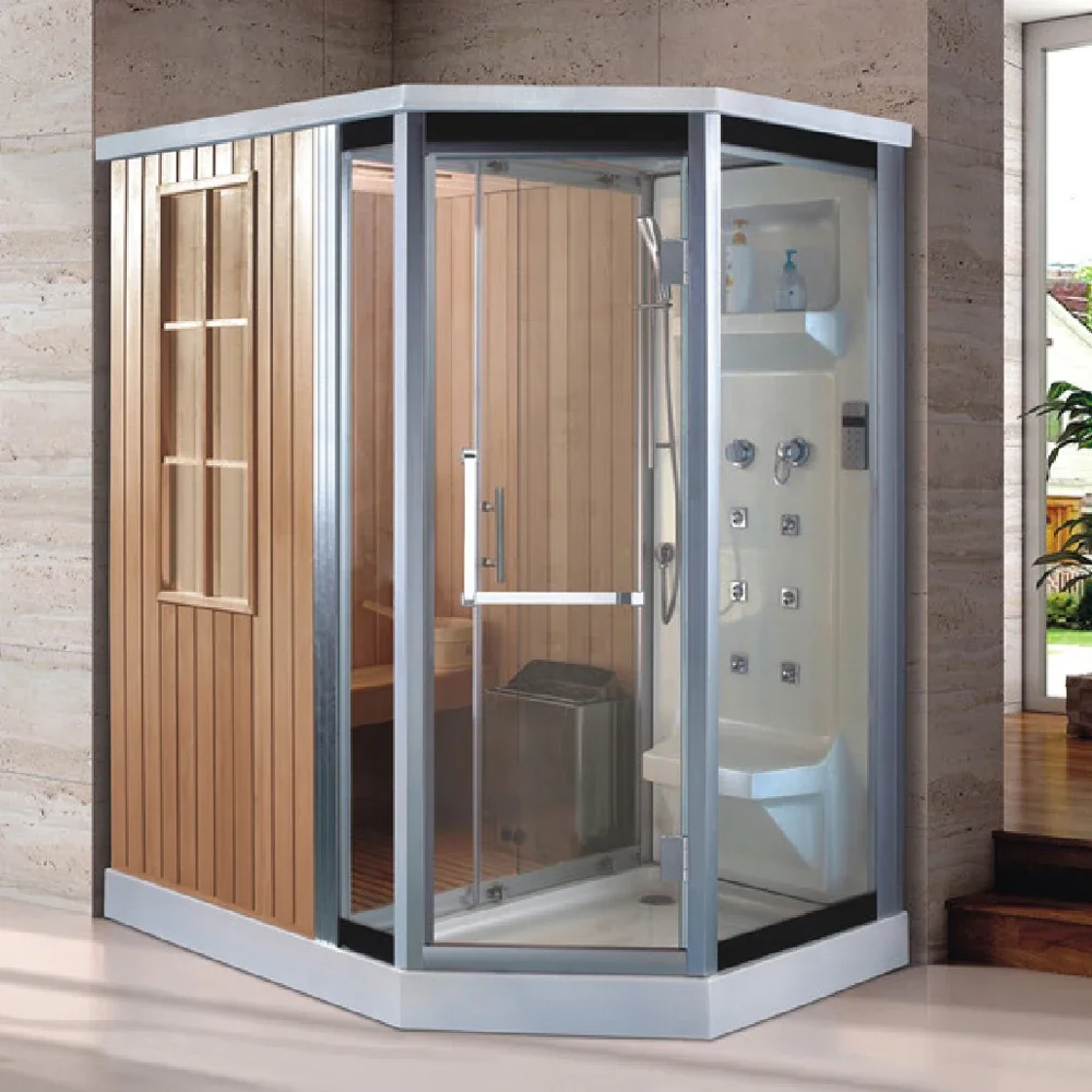 &c Steam and Sauna Combined/ Sauna House with Shower Room
