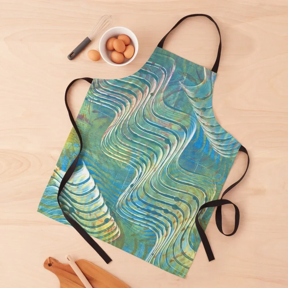 

Ocean Waves Apron christmas kitchen Home Cleaning Apron