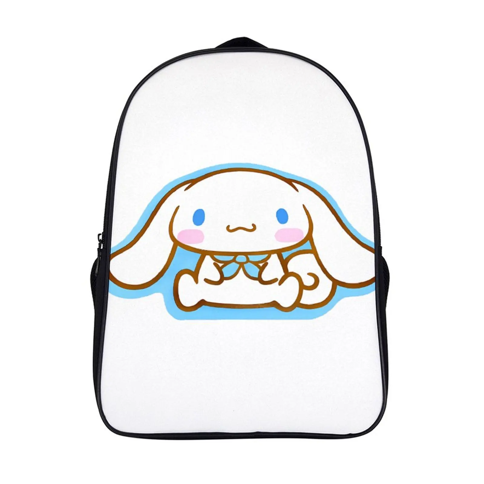 

Fashion Student's Backpack Cartoon Sanrio Cinnamoroll School Bag 16 Inch 2 Compartment Backpack Student Schoolbag