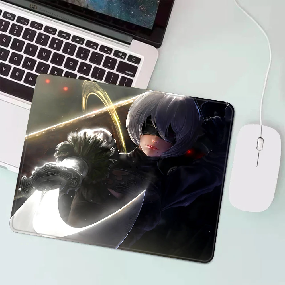 

Nier Automata 2B Anime Gaming Mouse Pad XS Small Mousepad For PC Gamer Desktop Decoration Office Mouse Mat Deskmat Rug