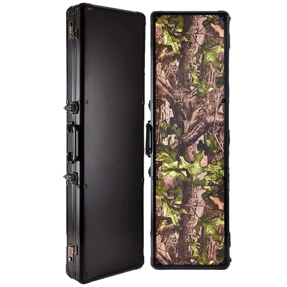 Aluminum Alloy Tool Box Extra Long Suitcase Instrument Case Fish Pole Case Equipment Safety Box Storage Box with Sponge