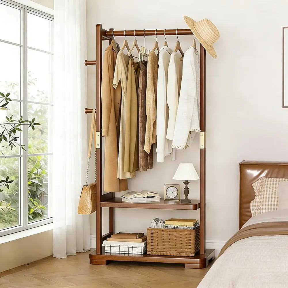 Solid Wood Clothes …