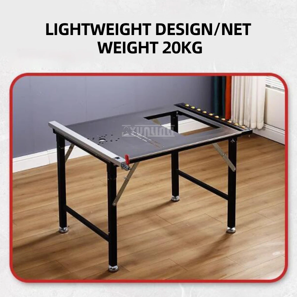 Woodworking saw table multifunctional precision customized push table saw support frame workbench folding mother and child saw