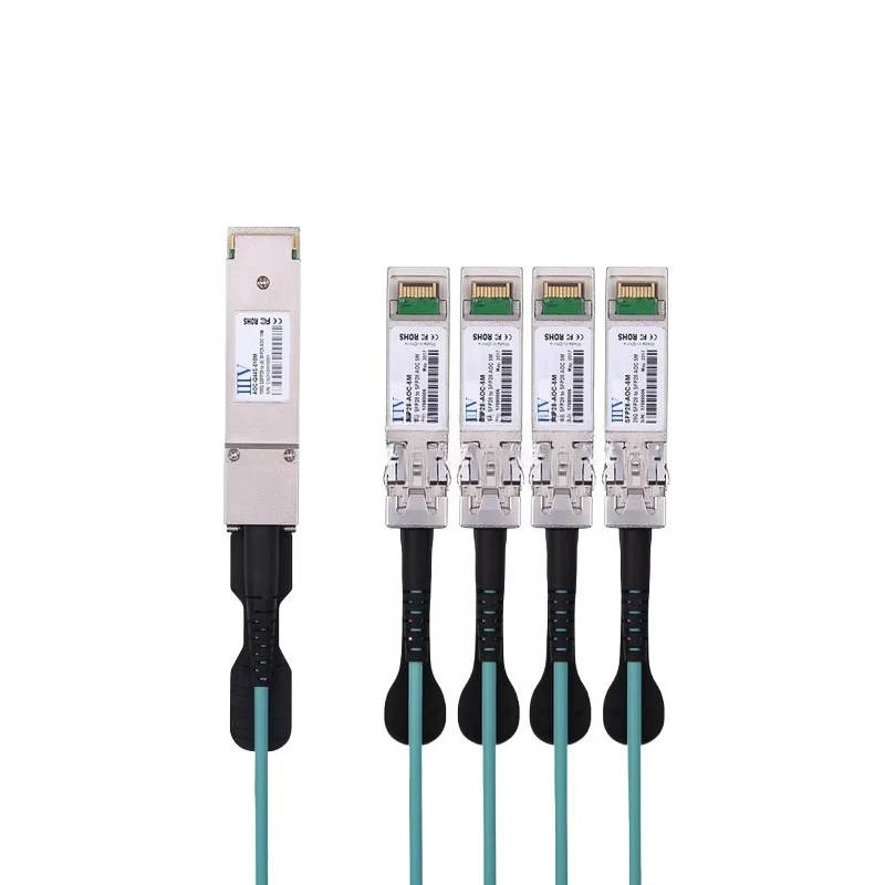 

40G QSFP+ to 4x10G SFP+ Active Optical Tap Cable for Data Center Compatible High Performance