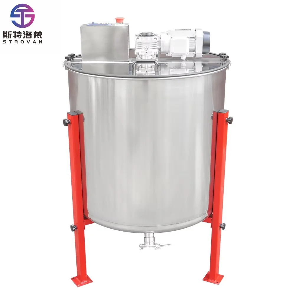 2023 Automatic Centrifuge Honey Seamless 6 Frames Electric Honey Extractor Machine