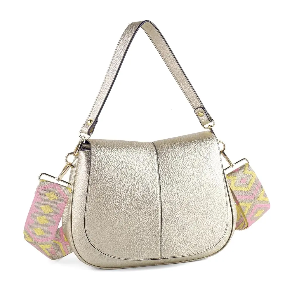 

Сумки-хобо из веганской кожи, женские сумки через плечо, сумки на плечо с широким ремнем