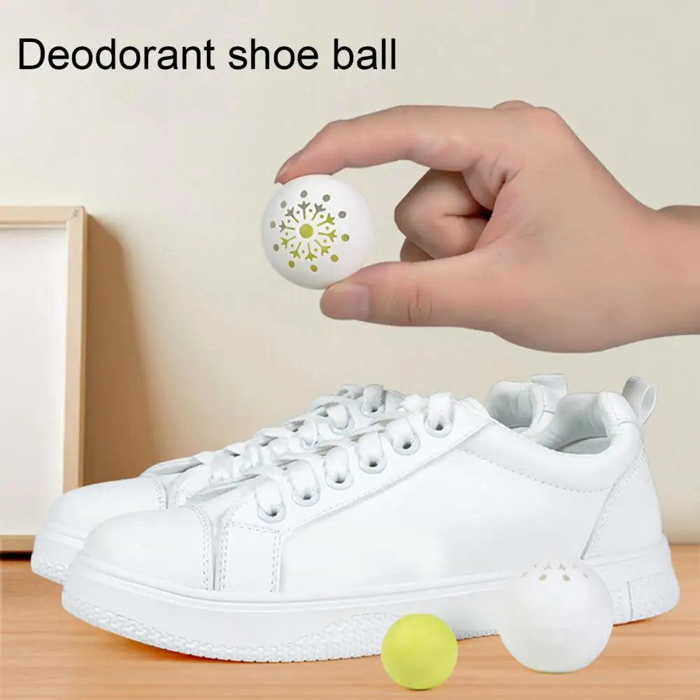 6 Pcs/Bag Deodorizer Balls Eco-friendly Deodorizer Ball Shoes Deodorant Freshener Foot Care Footwear Scent For Locker Closet