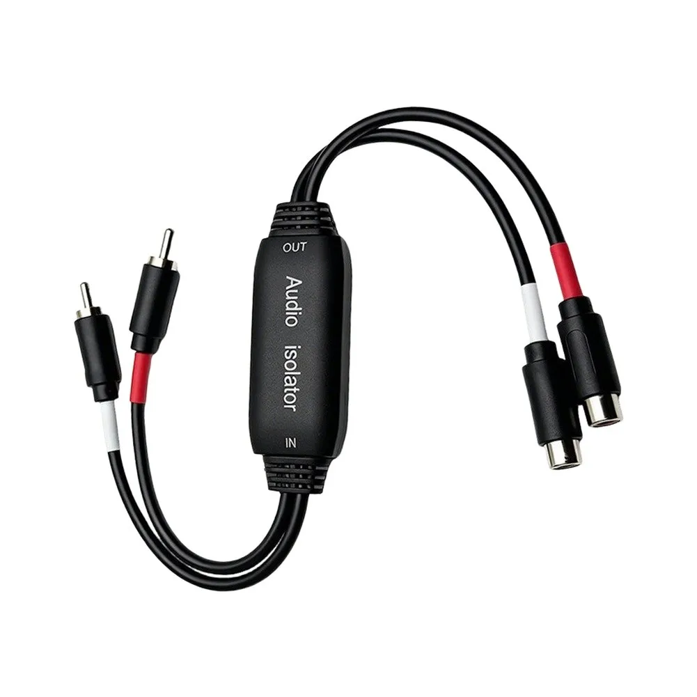 3.5mm Ground Isolation Coupler for Auxiliary Line-Level Signals in Vehicle Infotainment and Navigation Systems