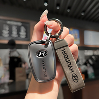 For Hyundai Grandeur HG Sedan Genesis G80 Santa Fe 3DM Grand SantaFe 2018 IX45 EQUUS Azera Car Key Case Cover Protective Shell