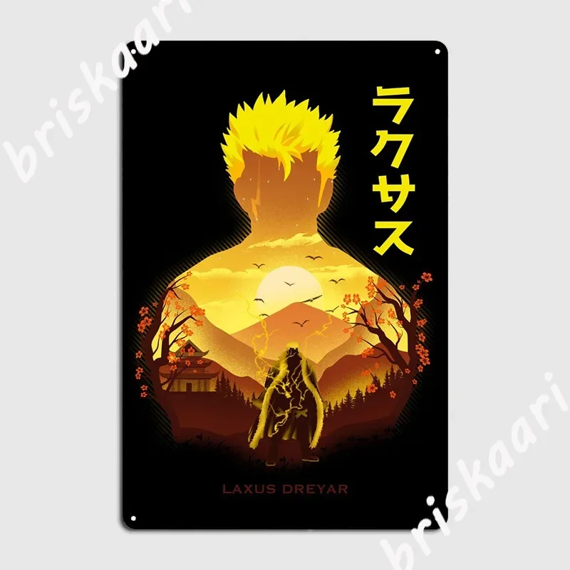 Dragon Slayer Laxus Metal Sign Club Home Vintage Mural Painting Décor Tin sign Posters