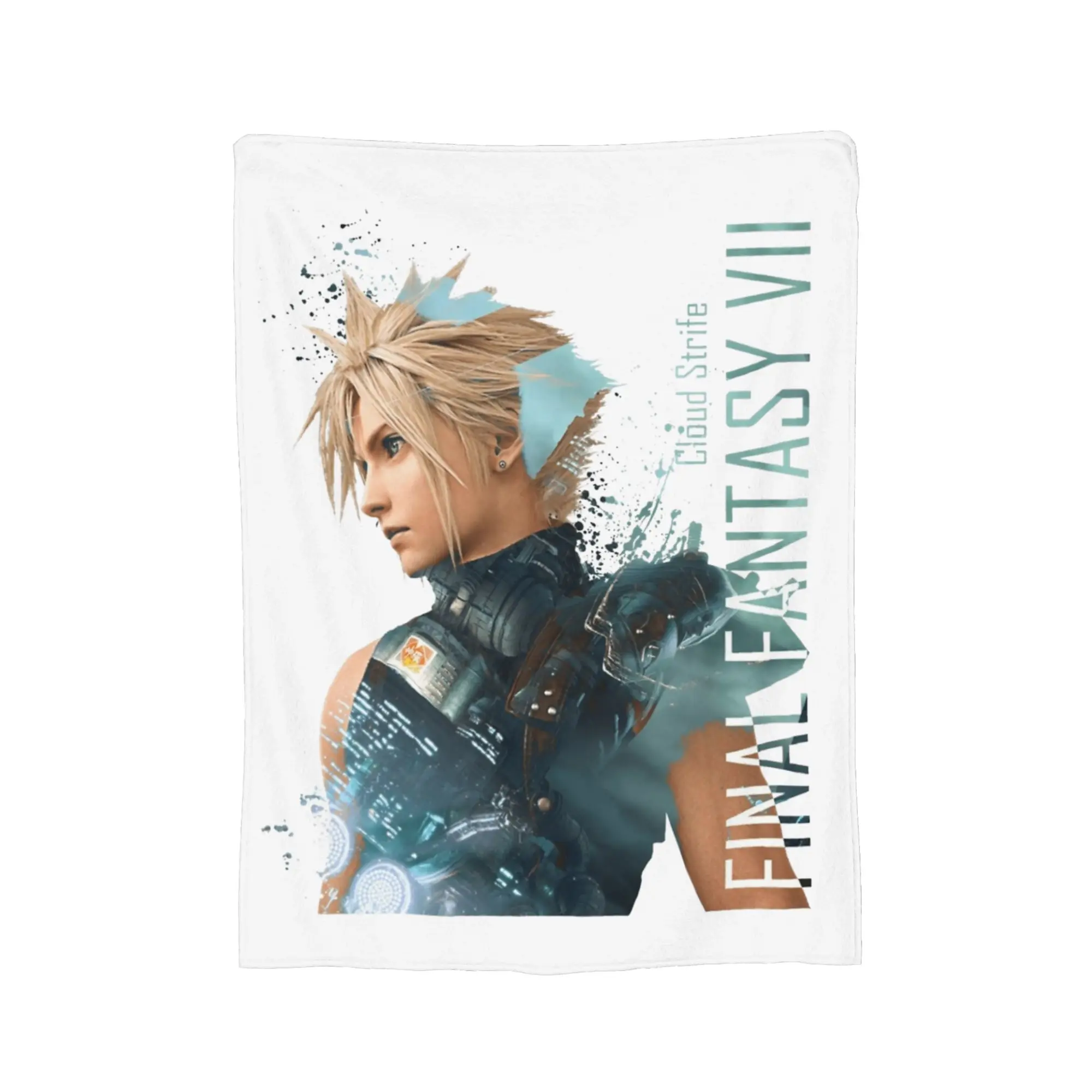 Cloud Strife Final Fantasy 7 Blankets Velvet  Winter Game Multi-function Ultra-Soft Throw Blanket for Bedding Car Bedding Throws
