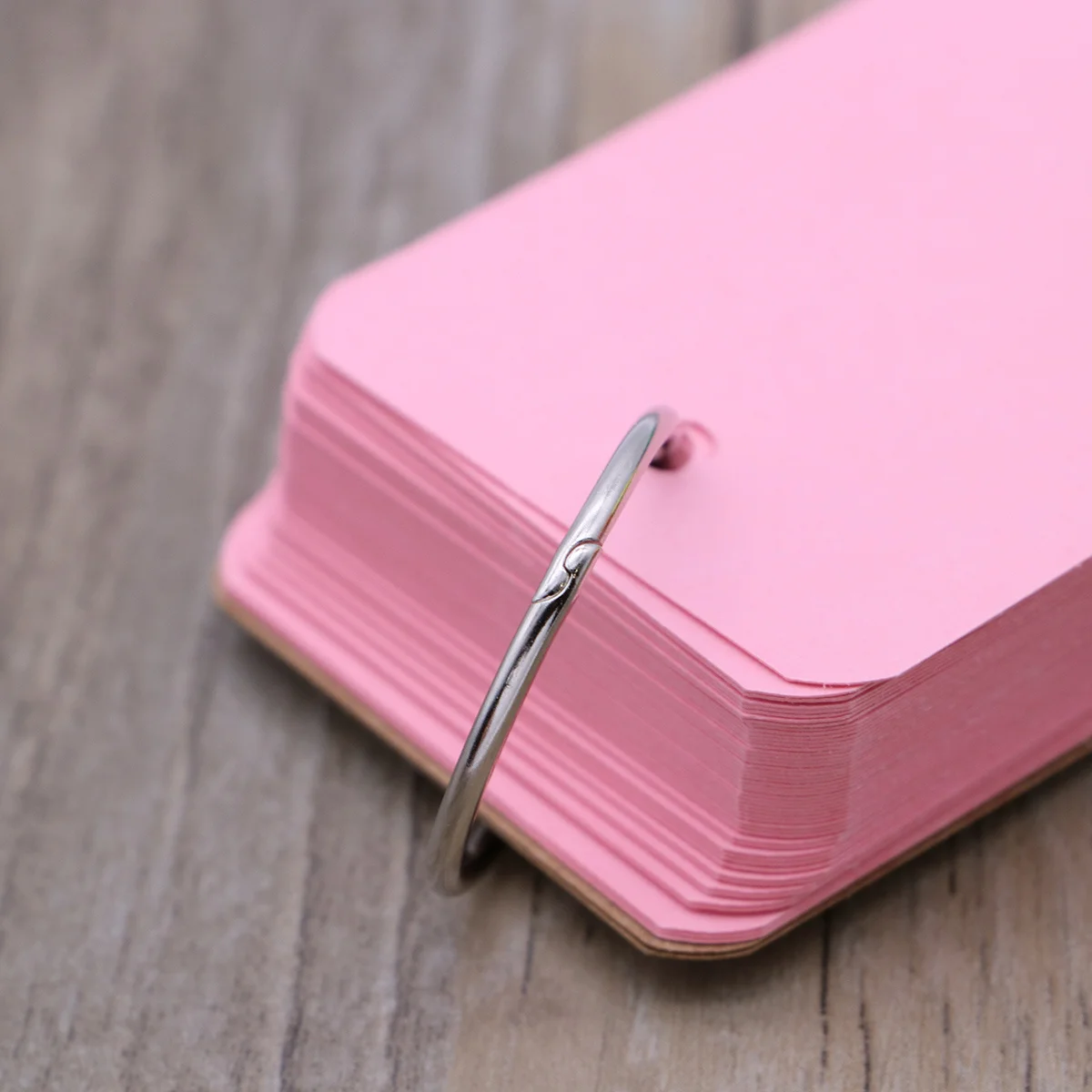 6 pezzi di blocchi per appunti a colori vuoti, raccoglitore in carta kraft, carte di studio riutilizzabili, carte flash facili portatili, forniture per ufficio scolastico