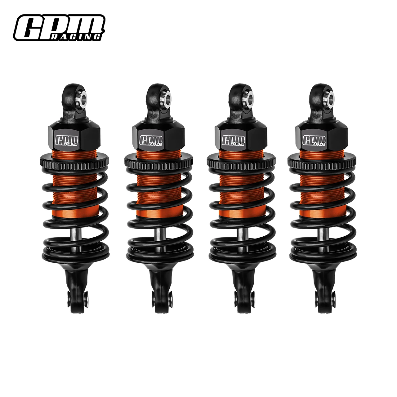 GPM TRAXXAS 1/10 4-TEC Drift Ford Mustang للصدمات الفائقة المملوءة بالزيت F+R #5