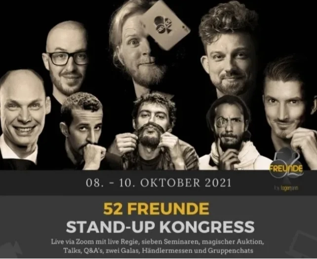 52 Freunde • Stand-Up Kongress (2021) - Magic tricks (Instant Download)