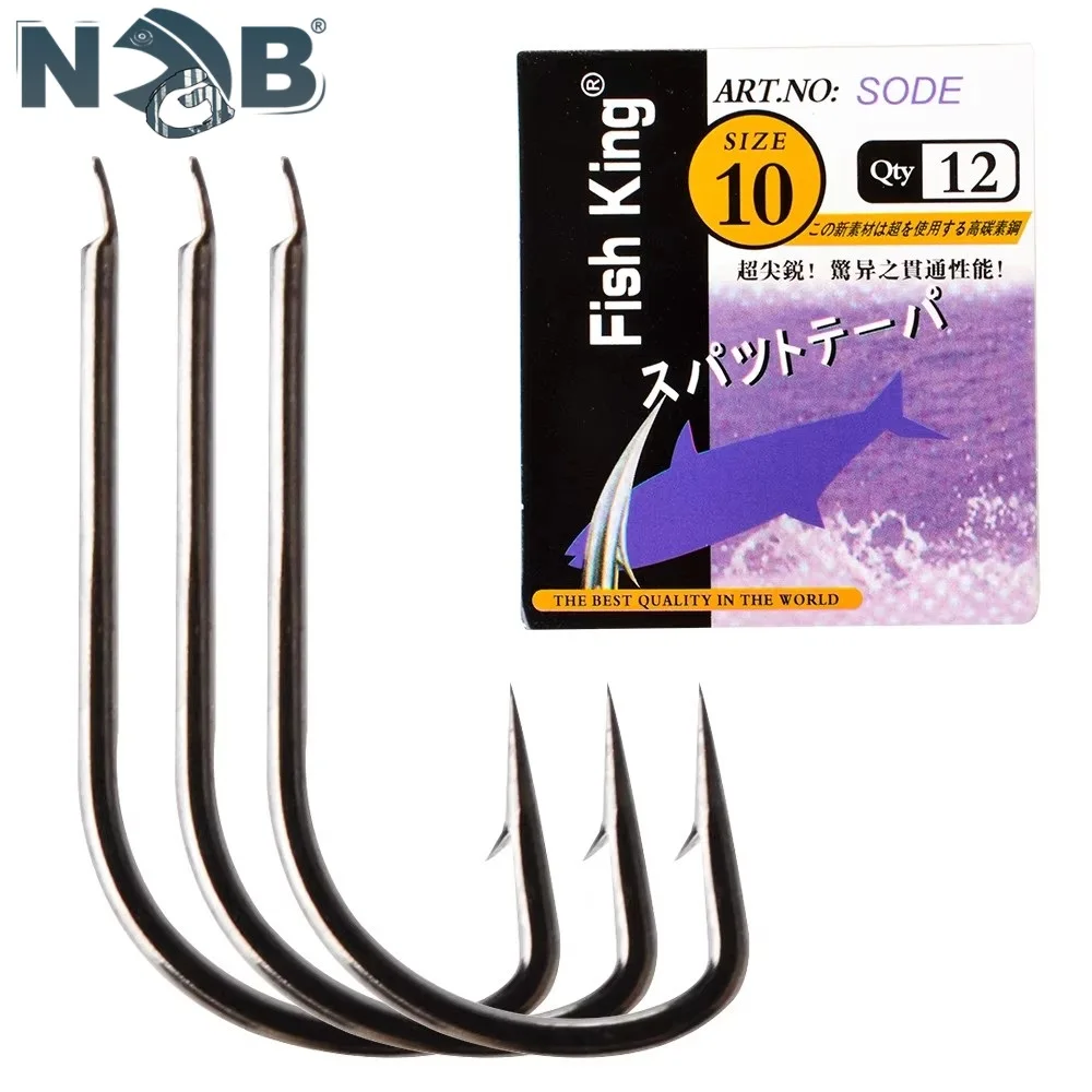 NGB صيد السمك Sode 5 # -10 #   خطاف صيد سمك الشبوط عالي الجودة من Peche خطاف صيد سمك الشبوط Anzol Pesca خطاف ثلاثي أدوات صيد الأسماك